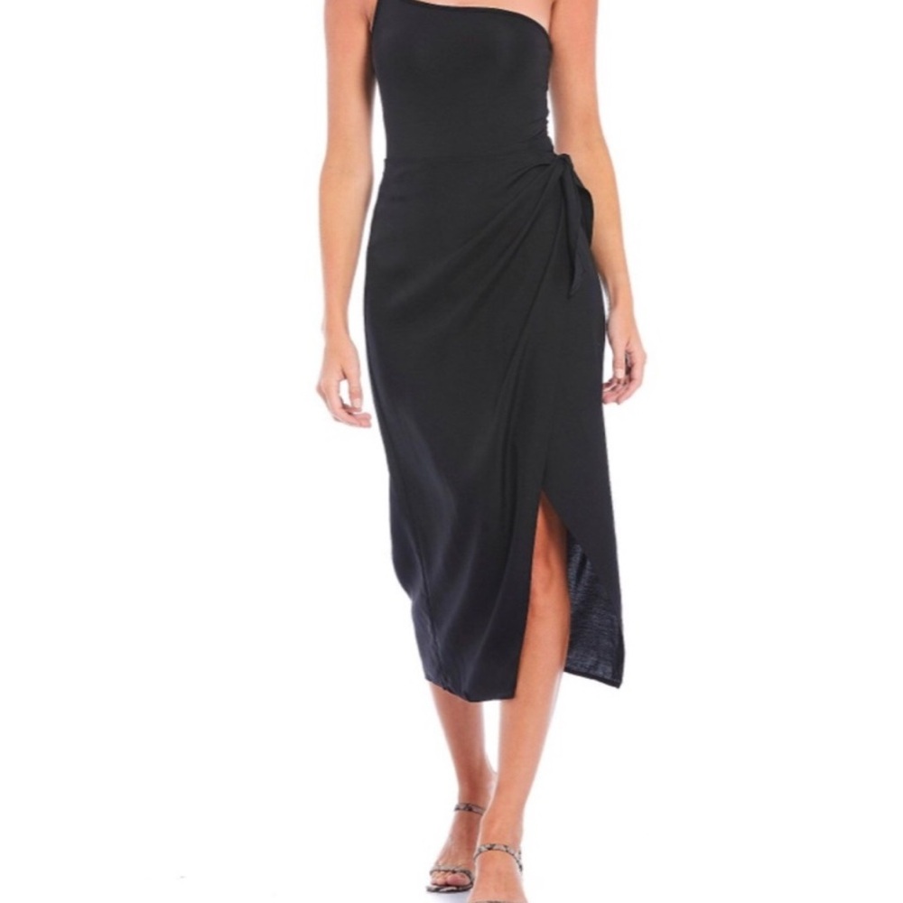 NWT French Connection Black One-Shoulder Bodysuit - Picture 3 of 4